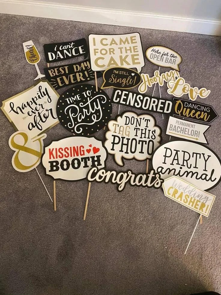 Photo Booth Props Collection